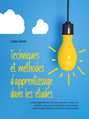 cover image of Techniques et méthodes d'apprentissage dans les études